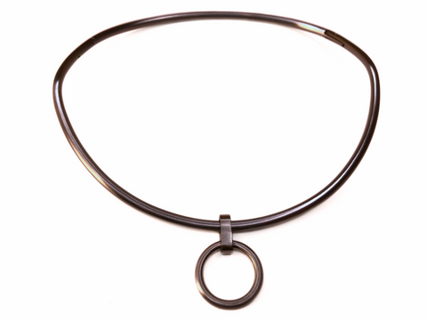 Ultra Petite 4mm Satin Curved Day Collar