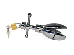 Anal Locking Butt Plug Metal Alloy Plunger