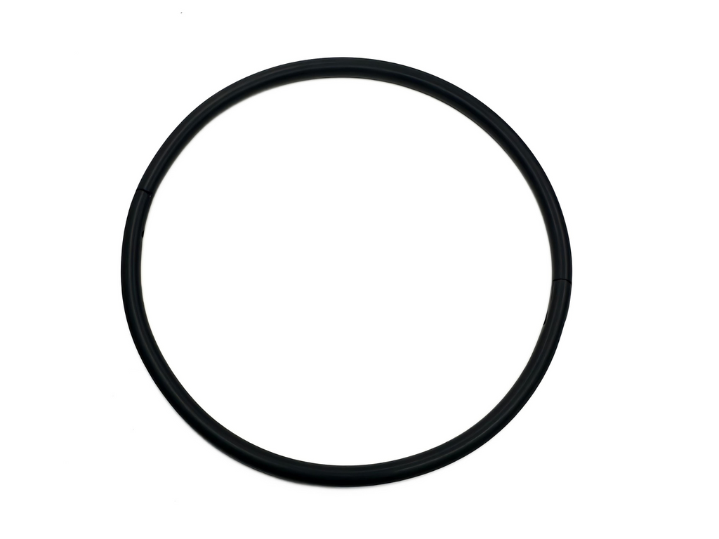 Petite 6mm Titanium Matte Black Eternity Collar, Hypoallergenic Lightweight Locking Collar, Discreet Day Collar (Multiple Sizes)