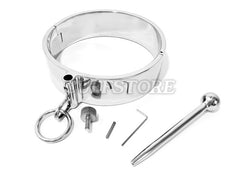 Adult Heavy Stainless Steel Posture Collar with Adjustable Head Raising Bar 2032-SS