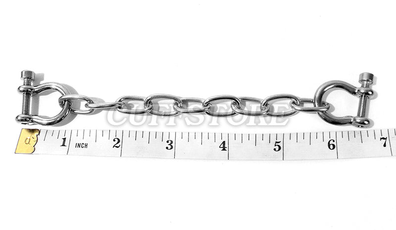 6.5" Chain Link Connector with Allen Key for Bondage Handcuffs and Leg Iron Restraints