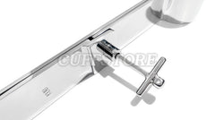 Close-up of The Cuffstore Rigid Spreader Bar Stocks Antique Replica (KB-222) with allen drive key, shown against a white background. CUFFSTORE is watermarked across the image.