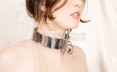 Adult Heavy Stainless Steel Posture Collar with Adjustable Head Raising Bar 2032-SS