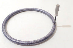 Lightweight Locking Satin Aluminum Eternity Collar Silver and Blue