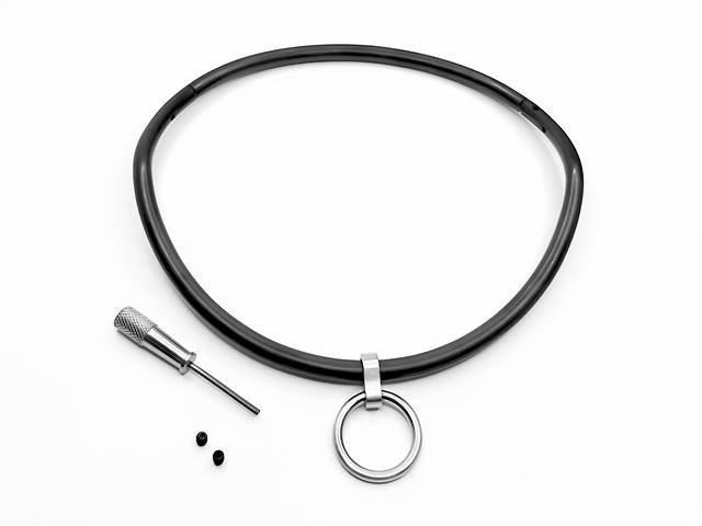 Black Contour | Curved Locking Eternity Collar | 6mm