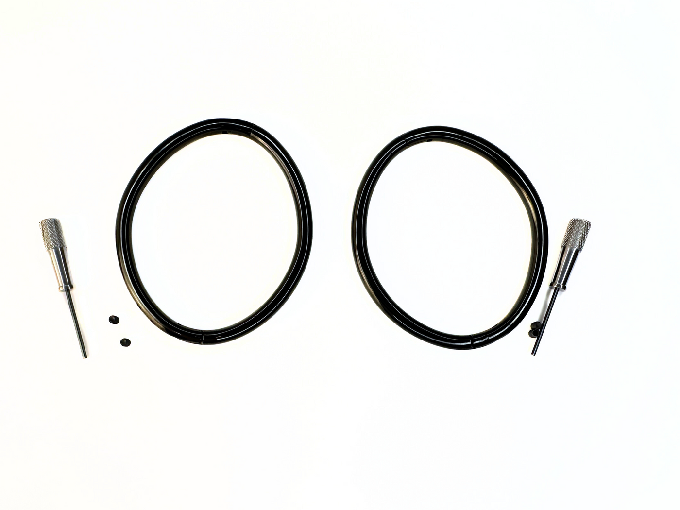 Black Ellipse | Locking Wrist & Ankle Cuff | 6mm