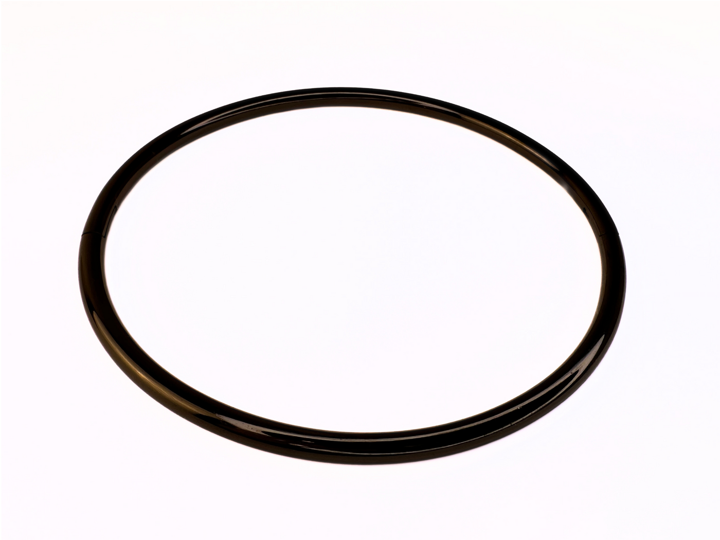 Gloss Black Locking Eternity Collar | 6mm