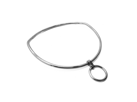 Ultra Petite 4mm Polished Stainless Steel Curved Day Collar
