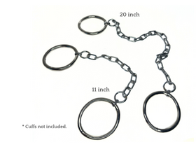 Polished Connector Chain for 8mm Collars & Cuffs