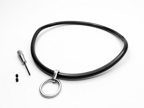 Black Contour | Curved Locking Eternity Collar | 6mm