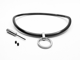 Black Contour | Curved Locking Eternity Collar | 6mm