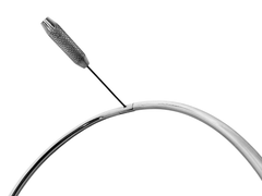 Ultra Petite 4mm Polished Stainless Steel Curved Day Collar