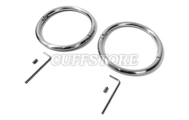 Satin Ellipse | Locking Bracelet or Anklet | 8mm