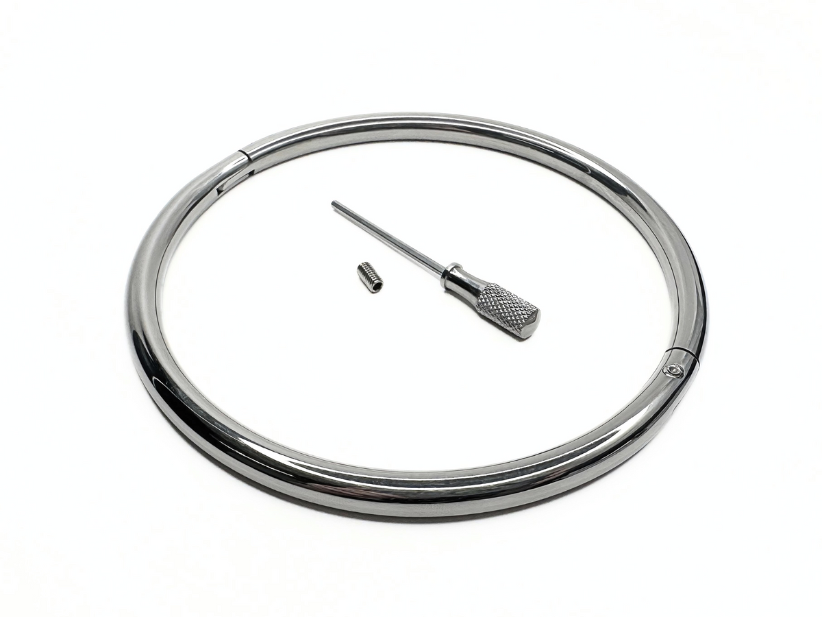 Stainless steel slave collar with Allen key and grub screw
