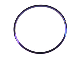 Metallic Purple Cuboid Locking Collar | 5mm