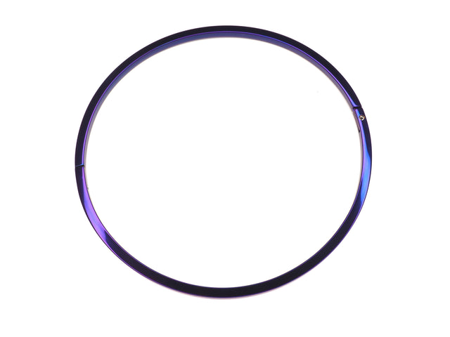 Metallic Purple Cuboid Locking Collar | 5mm