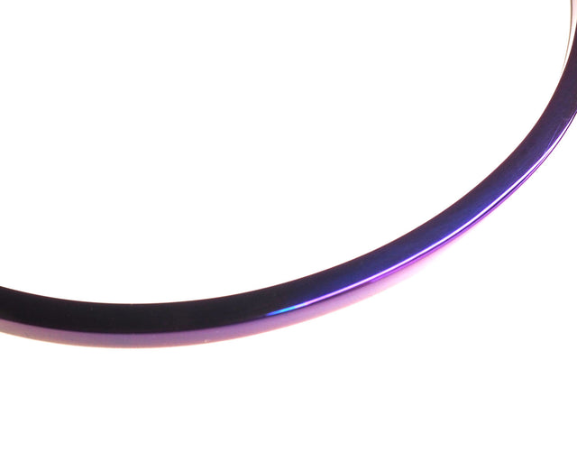 Metallic Purple Cuboid Locking Collar | 5mm