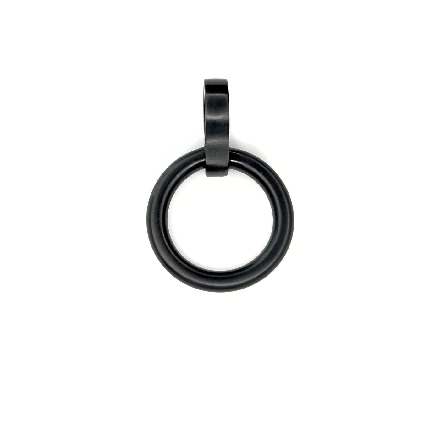 100% Titanium 6mm Matte Black O-Ring