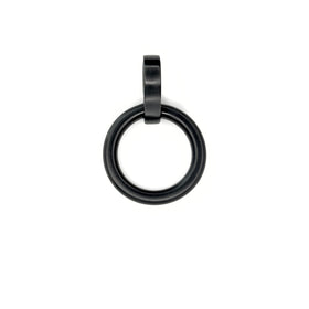 100% Titanium 6mm Matte Black O-Ring