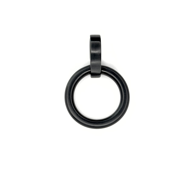 100% Titanium 6mm Matte Black O-Ring