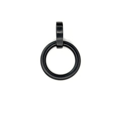 100% Titanium 6mm Matte Black O-Ring