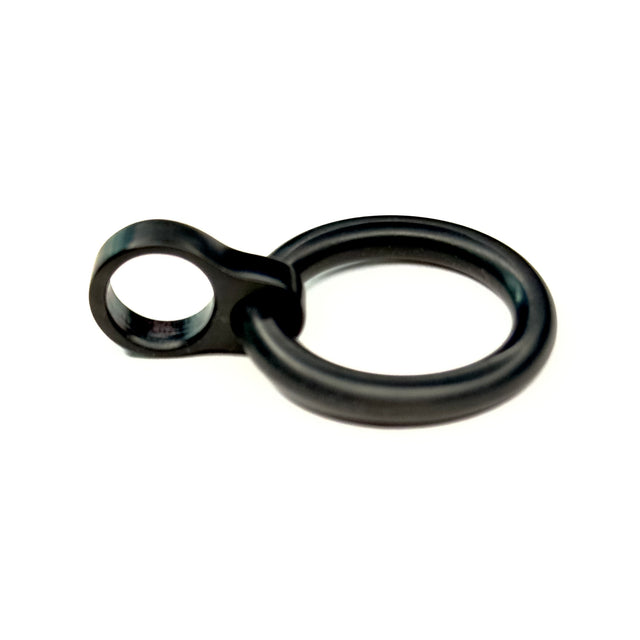 100% Titanium 6mm Matte Black O-Ring