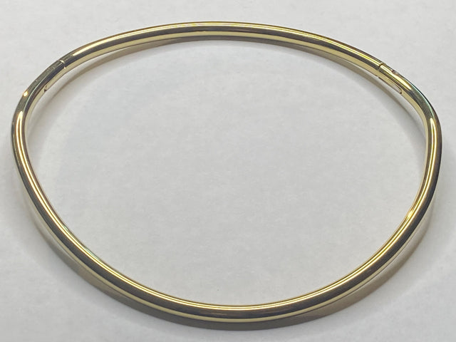 Gold Curved Eternity Collar with O-Ring | 6mm