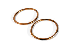 Petite Rose Gold Locking Bracelet or Anklet | 6mm