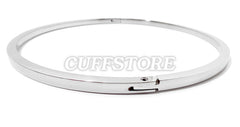 Cuboid Style Stainless Steel Lightweight Locking BDSM Day Collar Restraint 1999-SS