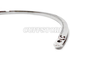 Cuboid Style Stainless Steel Lightweight Locking BDSM Day Collar Restraint 1999-SS