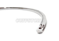 Cuboid Style Stainless Steel Lightweight Locking BDSM Day Collar Restraint 1999-SS