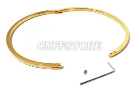 Gold Cuboid | Stainless Locking Collar