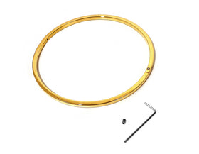 Gold Cuboid | Stainless Locking Collar