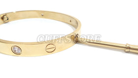 Crystal Screw-Motif Bracelet