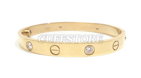 Crystal Screw-Motif Bracelet