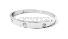Crystal Snap-Shut Bracelet
