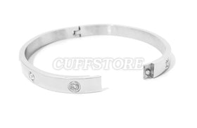 Crystal Snap-Shut Bracelet