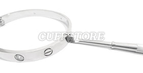 Crystal Screw-Motif Bracelet