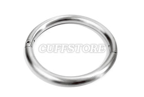 Brushed Stainless Elliptical Wrist Cuffs