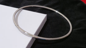 Polished Stainless Steel Petite Locking Eternity Collar
