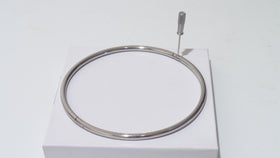 Polished Stainless Steel Petite Locking Eternity Collar