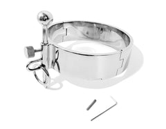 Adult Heavy Stainless Steel Posture Collar with Adjustable Head Raising Bar 2032-SS