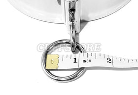 Lead ring position shown beside a measuring tape