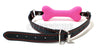 Bondage Silicone Dog Bone Mouth Gag Harness 2051-CS - Available Colors: Black, Pink & Red