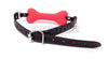 Bondage Silicone Dog Bone Mouth Gag Harness 2051-CS - Available Colors: Black, Pink & Red