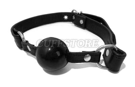 Silicone Ball Gag with Locking Harness
