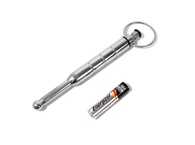 4.5" Long Vibrating Urethral Sounds w/ 10mm Thick Ball Tip with Battery
