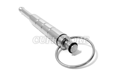 4.5" Long Vibrating Urethral Sounds w/ 10mm Thick Ball Tip with Battery