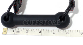 Five-inch length measurement on the black silicone bit