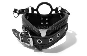Padded Posture Collar Gag with Leash